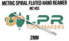 Hand Reamer - 2mm. M2 HSS - Supplied by LPR Toolmakers an Australian family owned business that imports quality HSS H7 Tolerance Spiral Fluted Hand Reamers.  Shipped from Melbourne, Victoria.  Hand Reamer - 2mm. M2 HSS - Supplied by LPR Toolmakers an Australian family owned business that imports quality HSS H7 Tolerance Spiral Fluted Hand Reamers.  Shipped from Melbourne, Victoria.