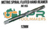 Hand Reamer - 12mm. M2 HSS - Supplied by LPR Toolmakers an Australian family owned business that imports quality HSS H7 Tolerance Spiral Fluted Hand Reamers.  Shipped from Melbourne, Victoria.  Hand Reamer - 12mm. M2 HSS - Supplied by LPR Toolmakers an Australian family owned business that imports quality HSS H7 Tolerance Spiral Fluted Hand Reamers.  Shipped from Melbourne, Victoria.