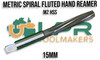 Hand Reamer - 15mm. M2 HSS - Supplied by LPR Toolmakers an Australian family owned business that imports quality HSS H7 Tolerance Spiral Fluted Hand Reamers.  Shipped from Melbourne, Victoria.  Hand Reamer - 15mm. M2 HSS - Supplied by LPR Toolmakers an Australian family owned business that imports quality HSS H7 Tolerance Spiral Fluted Hand Reamers.  Shipped from Melbourne, Victoria.