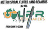 Hand Reamers Metric Range - 2mm to 32mm. M2 HSS - Supplied by LPR Toolmakers an Australian family owned business that imports quality HSS H7 Tolerance Spiral Fluted Hand Reamers.  Shipped from Melbourne, Victoria.  Hand Reamers Metric Range - 2mm to 32mm. M2 HSS - Supplied by LPR Toolmakers an Australian family owned business that imports quality HSS H7 Tolerance Spiral Fluted Hand Reamers.  Shipped from Melbourne, Victoria.