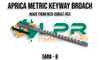 Aprica Keyway Broaches - Metric 5mm B Type made from quality M35 Cobalt. Supplied by LPR Toolmakers an Australian owned family business that imports quality Keyway broaches & bushes. Located in Country Victoria. 