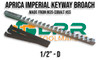 Keyway Broaches Imperial & Metric HSS & M35 Cobalt (Aprica Branded Sizes Inside)