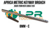 Keyway Broaches Imperial & Metric HSS & M35 Cobalt (Aprica Branded Sizes Inside)