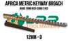 Keyway Broaches Imperial & Metric HSS & M35 Cobalt (Aprica Branded Sizes Inside)