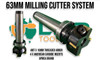Carbide Insert Milling Cutter Systems - 50, 63, & 80mm Heads