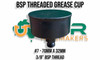 Grease Cups - BSP Threaded - Sizes from 3/4" to 3.1/2" 