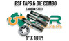 1/" x 10TPI BSF Carbon Steel Tap & Die Set - Supplied by LPR Toolmakers an Australian owned family business that imports high quality Carbon Steel & HSS Taps & Dies for threading. Shipped from Melbourne, Victoria.