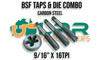 9/16" x 16TPI BSF Carbon Steel Tap & Die Set - Supplied by LPR Toolmakers an Australian owned family business that imports high quality Carbon Steel & HSS Taps & Dies for threading. Shipped from Melbourne, Victoria.