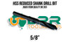 HSS Single Reduced Shank Drills (Metric & Imperial)