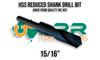 HSS Single Reduced Shank Drills (Metric & Imperial)