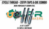 9/16" x 20 TPI - 60 Degree Carbon Steel Taps & Die Set - Australian Supplier