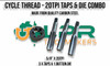 5/8" x 20 TPI - 60 Degree Carbon Steel Taps & Die Set - Australian Supplier