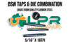 BSW Taps & Die Combination 5/16" x 18TPI. Made from quality Carbon Steel & supplied by LPR Toolmakers an Australian family owned business that imports high quality BSW Threaded Taps & Dies. 