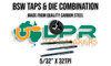 BSW Taps & Die Combination 5/32" x 32TPI. Made from quality Carbon Steel & supplied by LPR Toolmakers an Australian family owned business that imports high quality BSW Threaded Taps & Dies. 