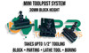 Mini Quick Change Toolpost System - Suit upto 12mm Tooling. 30mm Block Height. LPR Toolmakers is an Australian family owned business that imports quality Quick Change Toolpost Systems at affordable prices. 