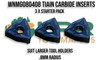 WNMG080408 Carbide Inserts for Turning Tools - TiAIN Coat. Supplied by LPR Toolmakers an Australian family owned business that Imports high quality Lathe Cutting Carbide Inserts. Shipped from Country Victoria. 