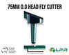 Fly Cutter (3MT Shank - 75mm Head) 12mm x 1.75 Threaded Back