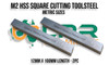 HSS M2 Metric Square Cutting Tool Steel  [4 to 12mm]