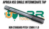 Metric HSS Middle Tap - Non Standard Sizes From 6mm to 24mm