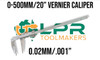 Plain Vernier Caliper (0-500mm / 18") - Polished Steel [Industrial Quality]