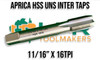 UNS Taps | 11/16" - 1" Right Hand Intermediate HSS [APRICA]