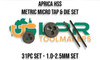 Metric HSS Micro Size Tap & Die Set - M1.0 to M2.5 (31pc) 