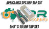 UNF Standard Size Taps [HSS] (Aprica Brand) - 10-32 to 1"