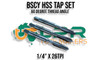 BSCY (Cycle 26TPI) HSS Tap Sets [3pc] | Sizes From 1/4" to 1/2"