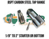 BSPT Tapered Single Taps Starter or Bottom - 1/8" to 2"