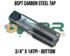 BSPT Tapered Single Taps Starter or Bottom - 1/8" to 2"