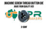 HSS Machine Screw Thread Button Die 3-56NF. Supplied by LPR Toolmakers an Australia owned family business that imports high quality HSS Machine Screw thread tap & dies. Shipped from Melbourne, Victoria. 