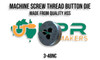 HSS Machine Screw Thread Button Die 3-48NC. Supplied by LPR Toolmakers an Australia owned family business that imports high quality HSS Machine Screw thread tap & dies. Shipped from Melbourne, Victoria. 