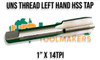 UNS Taps | 9/16" - 1" Left Hand Intermediate HSS [APRICA]