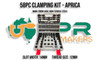 Clamping Kit - Metric 58pc. Supplied by LPR Toolmakers an Australian family owned business  that imports high quality Clamping Kits. Shipped from country Victoria. 