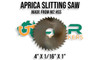 Aprica Slitting Saws (HSS & Cobalt) -  1" Bore (1/32" to 3/16") in 3, 4, 5 & 6" OD 