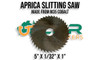 Aprica Slitting Saws (HSS & Cobalt) -  1" Bore (1/32" to 3/16") in 3, 4, 5 & 6" OD 