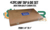 UNF Boxed Tap & Die Set. 1/4" to 1" made from Carbon Steel. Supplied by LPR Toolmakers an Australian family owned business that imports quality Carbon Steel & HSS UNF Taps & Dies. Shipped from Melbourne, Victoria.  UNF Boxed Tap & Die Set. 1/4" to 1" made from Carbon Steel. Supplied by LPR Toolmakers an Australian family owned business that imports quality Carbon Steel & HSS UNF Taps & Dies. Shipped from Melbourne, Victoria.