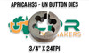 UN Thread HSS Split Button Dies (1/4"-3/4")