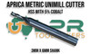 Unimills [3 Fluted] Metric Cutters HSS w/5% Cobalt [2-25mm]