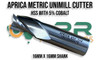 Unimills [3 Fluted] Metric Cutters HSS w/5% Cobalt [2-25mm]