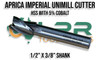 Unimills [3 Fluted] Imperial Cutters HSS w/5% Cobalt [1/8"-1"]