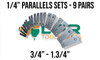 Ground Parallel Kits -You pick your kit (Suit milling or marking)