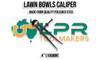 Lawn Bowls Calipers - 4" [100mm]. Made from Polished Steel. Supplied by LPR Toolmakers an Australian family owned business that imports quality Inside Lawn Bowling measuring Calipers. 
