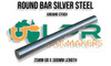 Silver Steel Round Bars - 25mm | 30mm Single Bars (300mm Long)