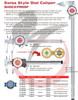 Dial Caliper Shock-Proof (Swiss Style) - Metrology Calibrated [0-150mm / 0.1mm]