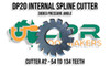 Flat Root DP20 Spline Cutter - Cutter #2 - 54 to 134 Teeth. Supplied by LPR Toolmakers an Australian owned family business that imports high quality Spline Cutters. Shipped from Melbourne, Victoria. 