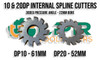 DP10 & DP20 Spline Cutters range. Cutters from #1 to #8 full kit. Supplied by LPR Toolmakers an Australian owned family business that imports high quality Spline Cutters. Shipped from Melbourne, Victoria. 