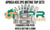 Metric HSS Tap Set (2pc) - 5-20mm Aprica Brand