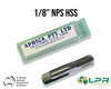 HSS NPS Single Taps - 1/8" to 3/8" Aprica