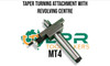 Taper Turning Live & Dead Centre Attachment - MT4. Supplied by LPR Toolmakers an Australian owned family business that imports high quality Taper Turning, Live Centre Attachments. Shipped from Melbourne, Victoria. 